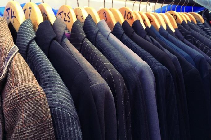 Suits and jackets in a variety of patterns and styles